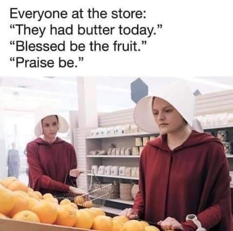 At The Grocery Store - quarantine memes