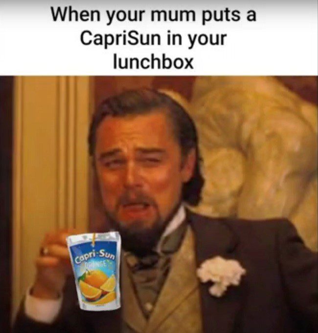 Capri Sun In The Lunch Box