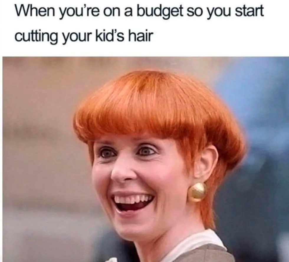 Cutting The Kids Hair - Mom Memes