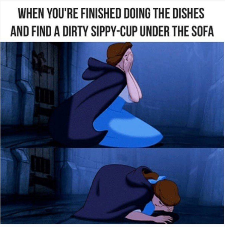 Doing Dishes - Mom Memes